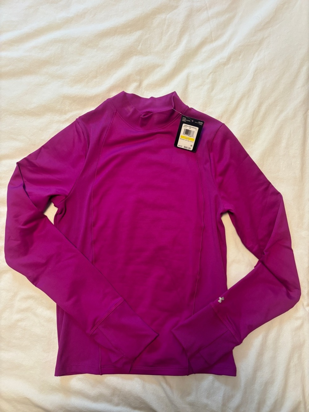 Under Armour Women's Fitted Movement Long Sleeve Performance - Magenta NWT